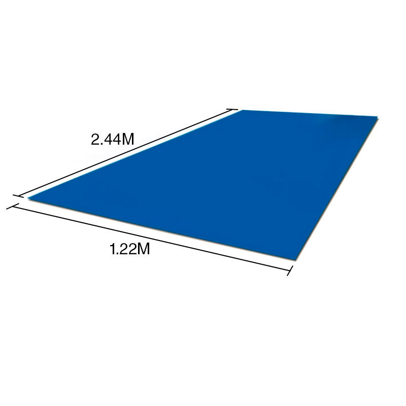 Chapa&#x20;lisa&#x20;prepintada&#x20;C25&#x20;azul&#x20;1.22m&#x20;x&#x20;2.44m&#x20;x&#x20;0.50mm