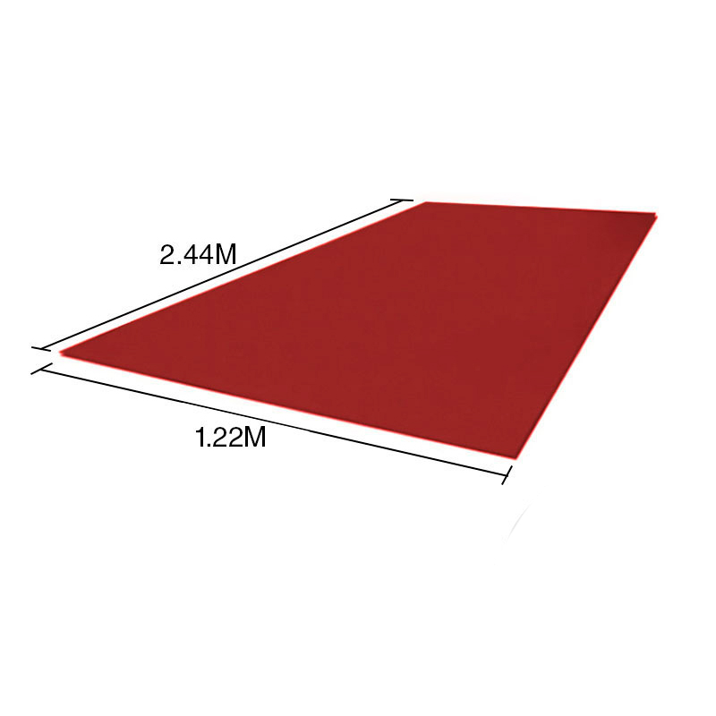 Chapa&#x20;lisa&#x20;prepintada&#x20;C25&#x20;rojo&#x20;1.22m&#x20;x&#x20;2.44m&#x20;x&#x20;0.50mm