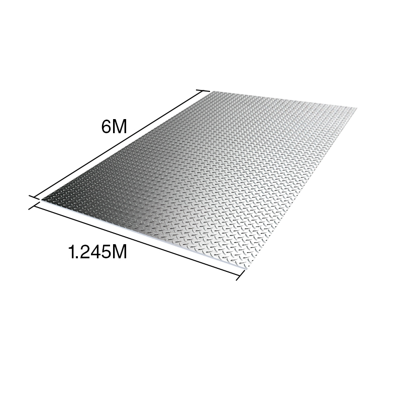 Chapa semilla de melon 1/8" 1.245m x 6m x 3.2mm