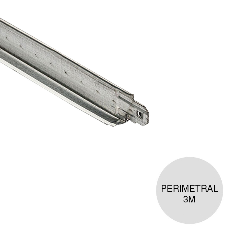 Perfil cielorraso desmontable galvanizado T perimetral 20mm x 22mm x 3m