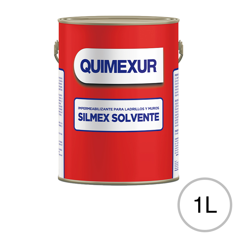 Impermeabilizante hidrofugo Silmex Solvente transparente lata x 1l