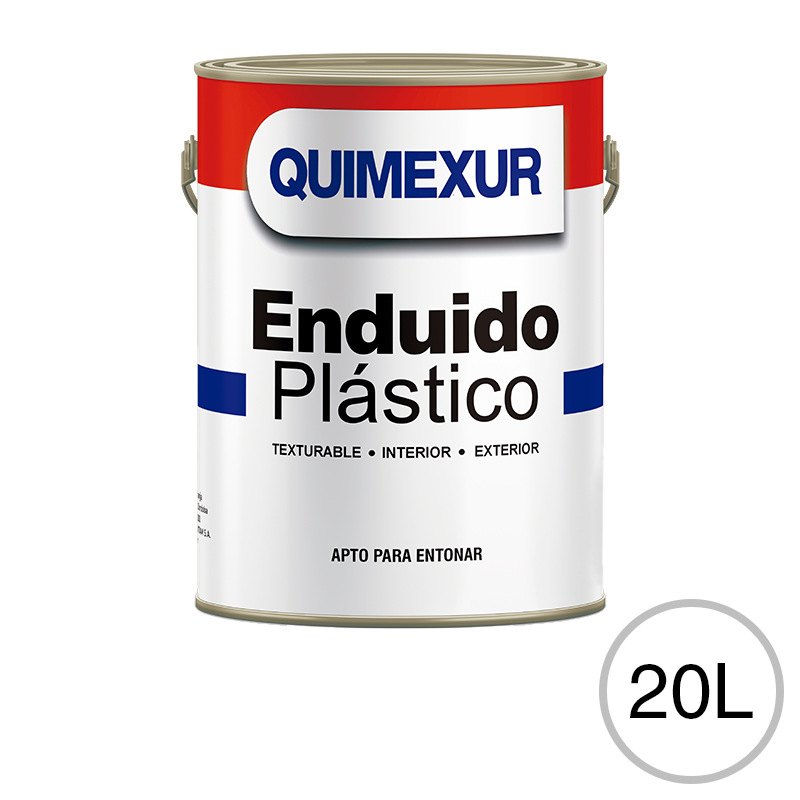 Enduido plastico exterior interior blanco mate balde x 20l