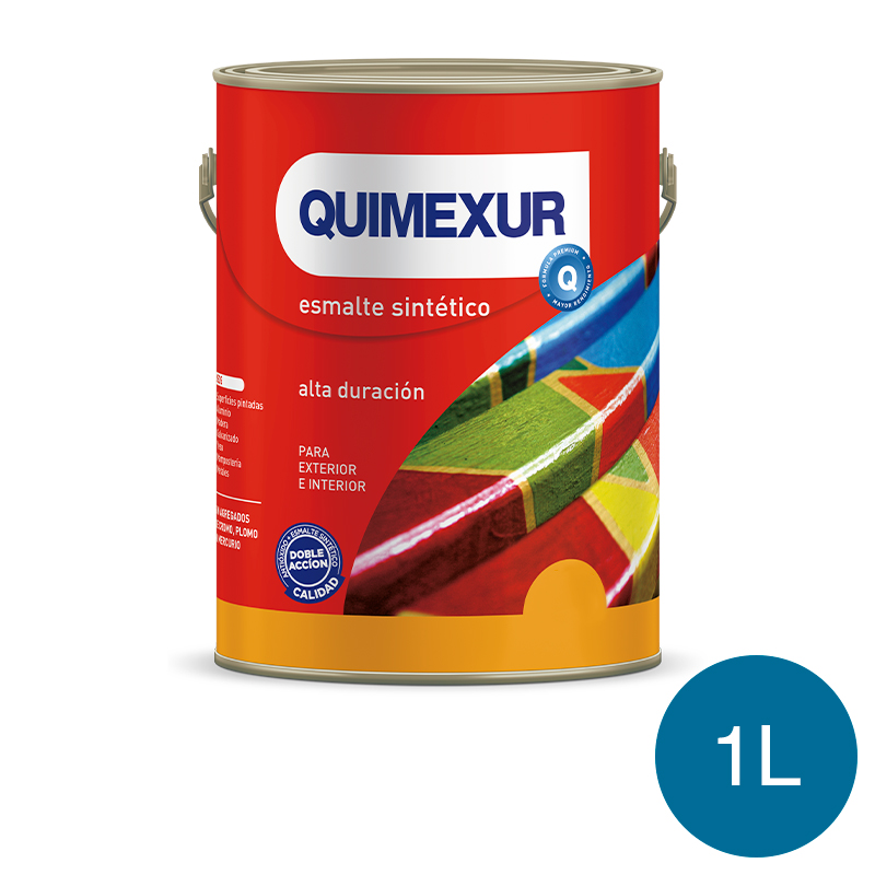 Esmalte sintetico Doble Accion exterior interior traful brillante lata x 1l