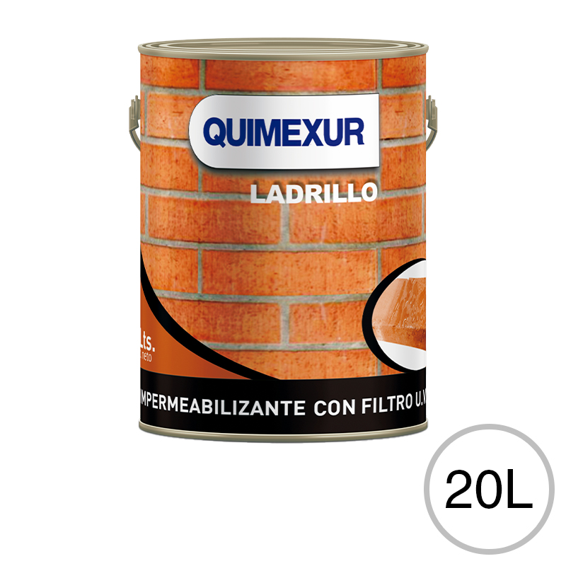 Impermeabilizante acrilico Ladrillo transparente brillante balde x 20l