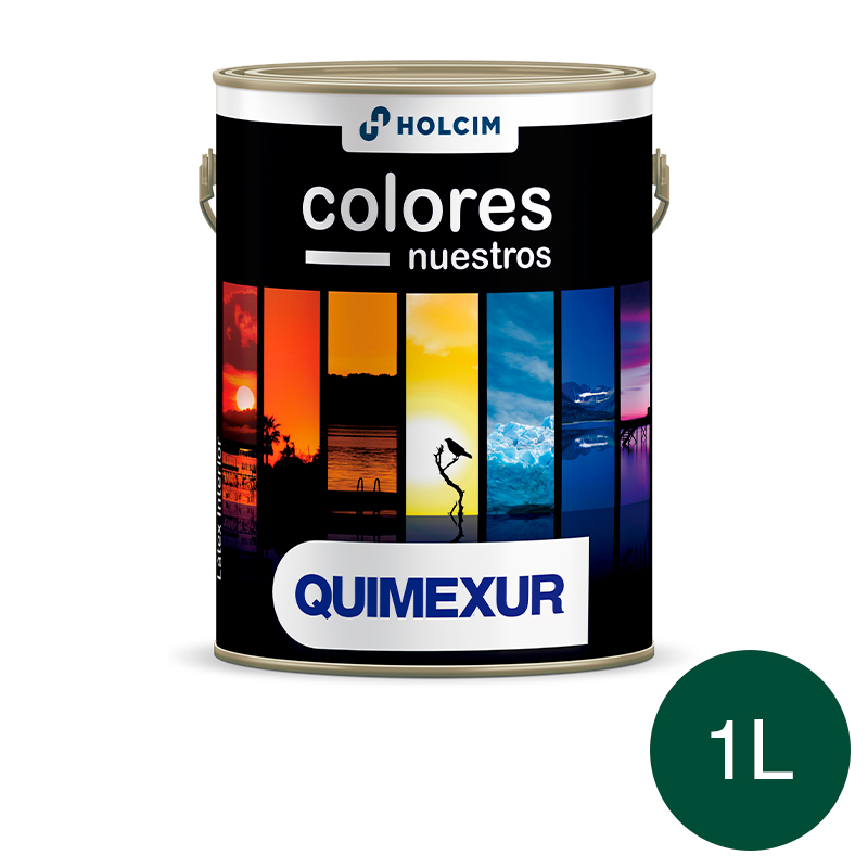 Latex acrilico Colores Nuestros interior verde punilla mate lata x 1l