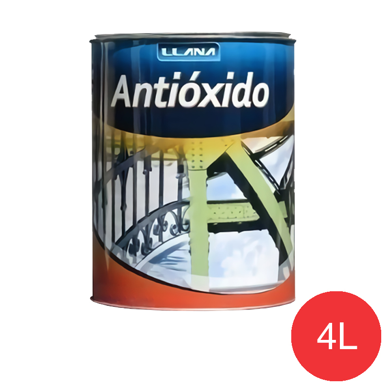 Convertidor de oxido exterior interior rojo mate lata x 4l