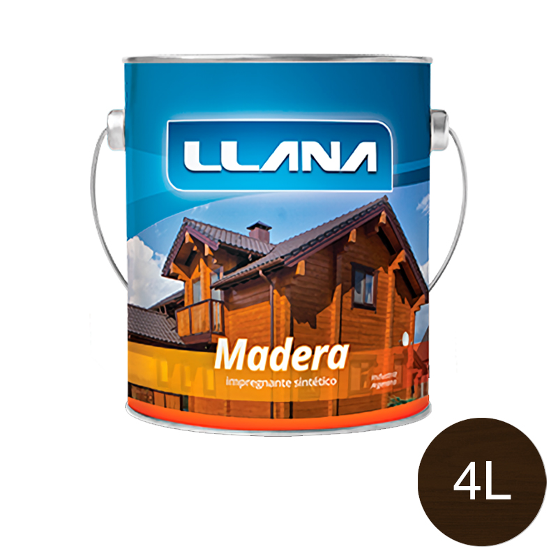 Impregnante protector madera base solvente exterior interior nogal mate lata x 4l
