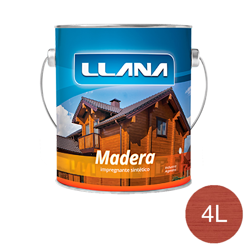 Impregnante protector madera base solvente exterior interior roble mate lata x 4l