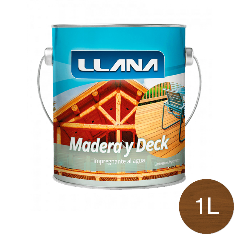 Impregnante protector madera al agua exterior interior natural lata x 1l