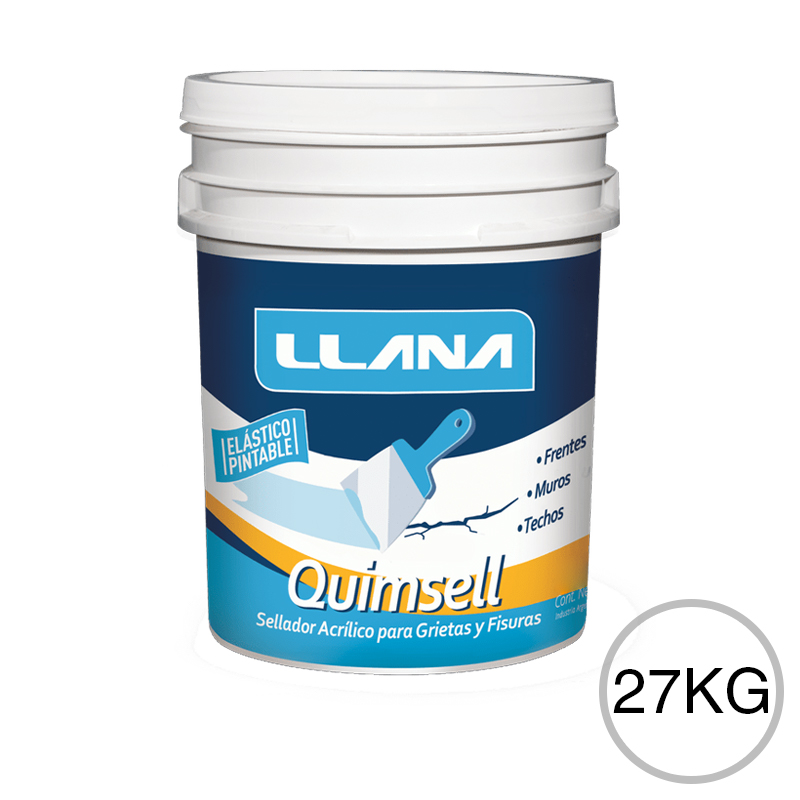 Fijador sellador acrilico Quimsell exterior interior blanco balde x 27kg
