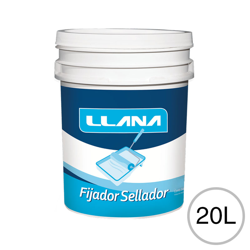 Fijador sellador acrilico concentrado al agua exterior interior transparente balde x 20L