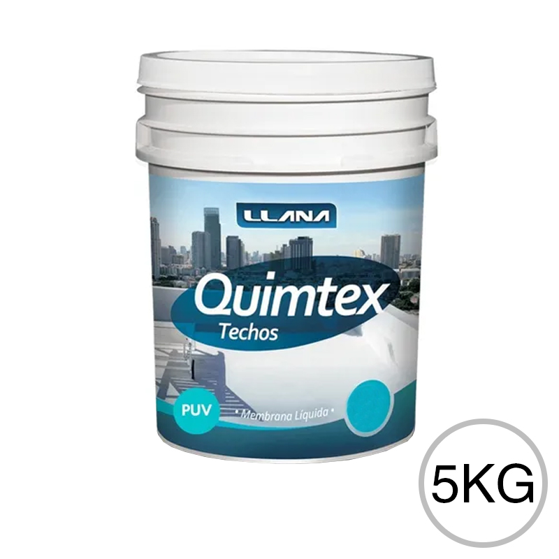 Membrana liquida impermeabilizante Techos PUV exterior blanco balde x 5kg