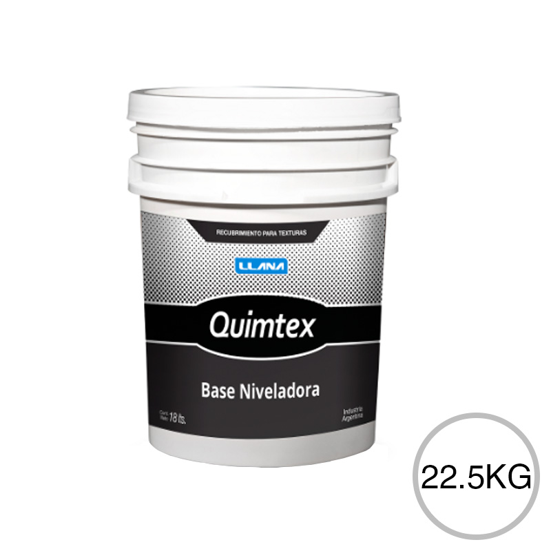 Base niveladora cementicia Quimtex componente A pasta balde x 22.5kg