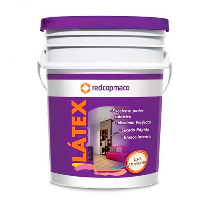 Pintura latex exterior blanco balde x 10l