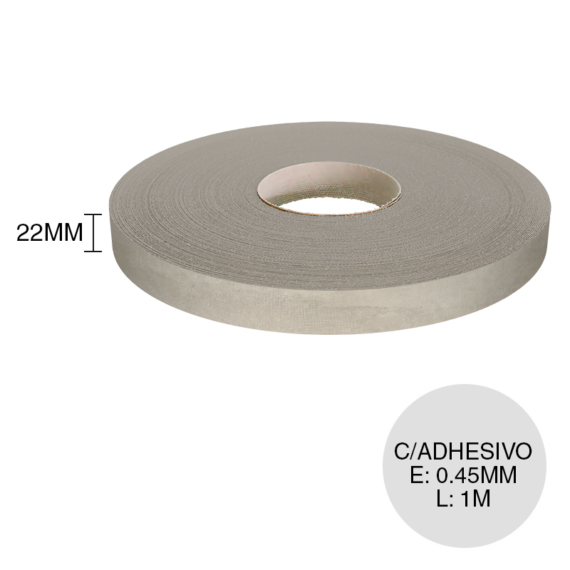 Canto ABS con adhesivo viena 0.45mm x 22mm x 1m