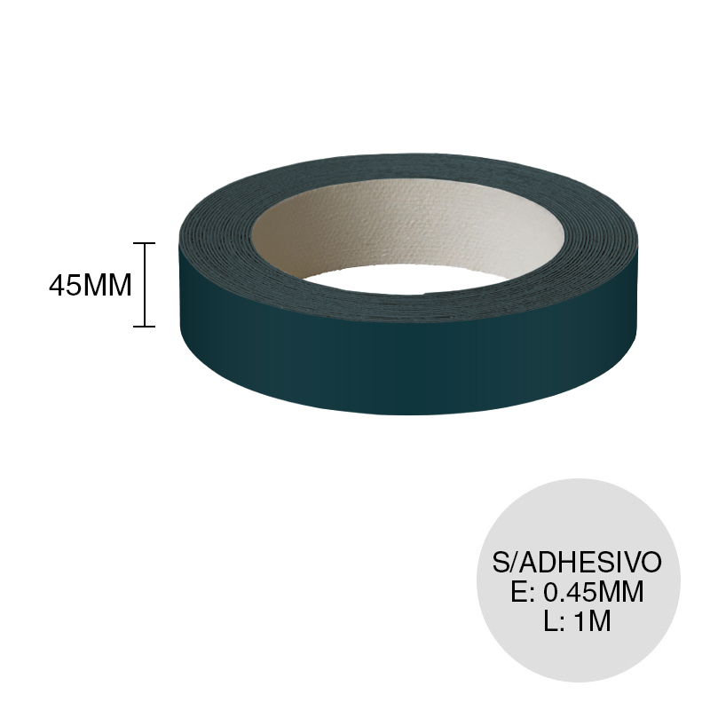 Canto ABS sin adhesivo tuareg 0.45mm x 45mm x 1m