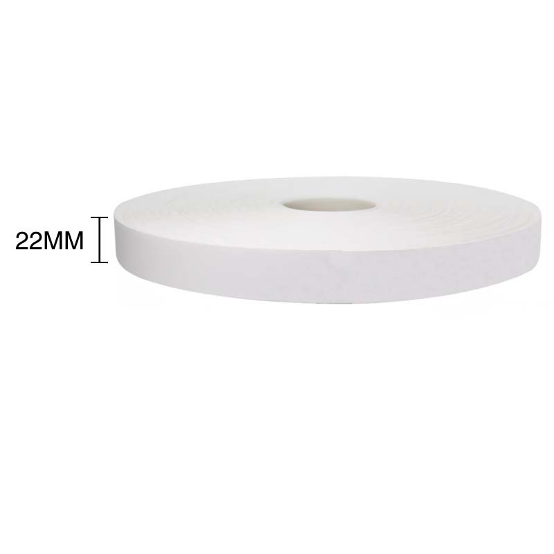 Canto PVC sin adhesivo blanco laca 2mm x 22mm x 1m