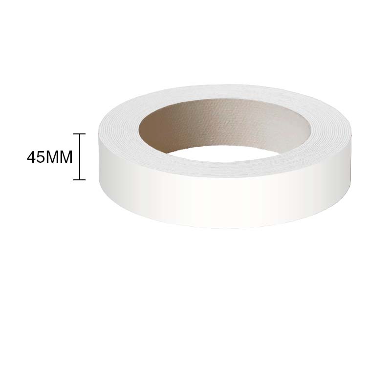 Canto PVC sin adhesivo blanco everest 0.45mm x 45mm x 1m