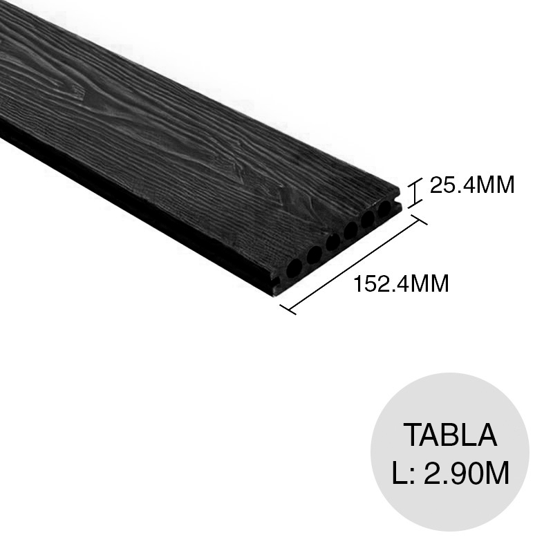 Tabla deck WPC dakar 1" x 6" x 2.90m
