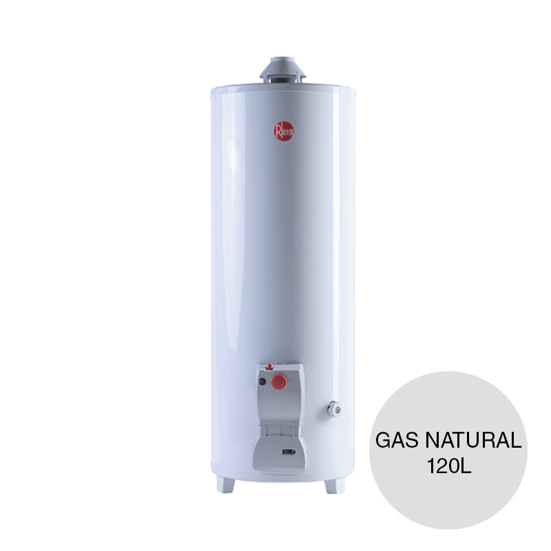 Termotanque Functional conexion superior gas natural 120l ø 450mm x 1.38m