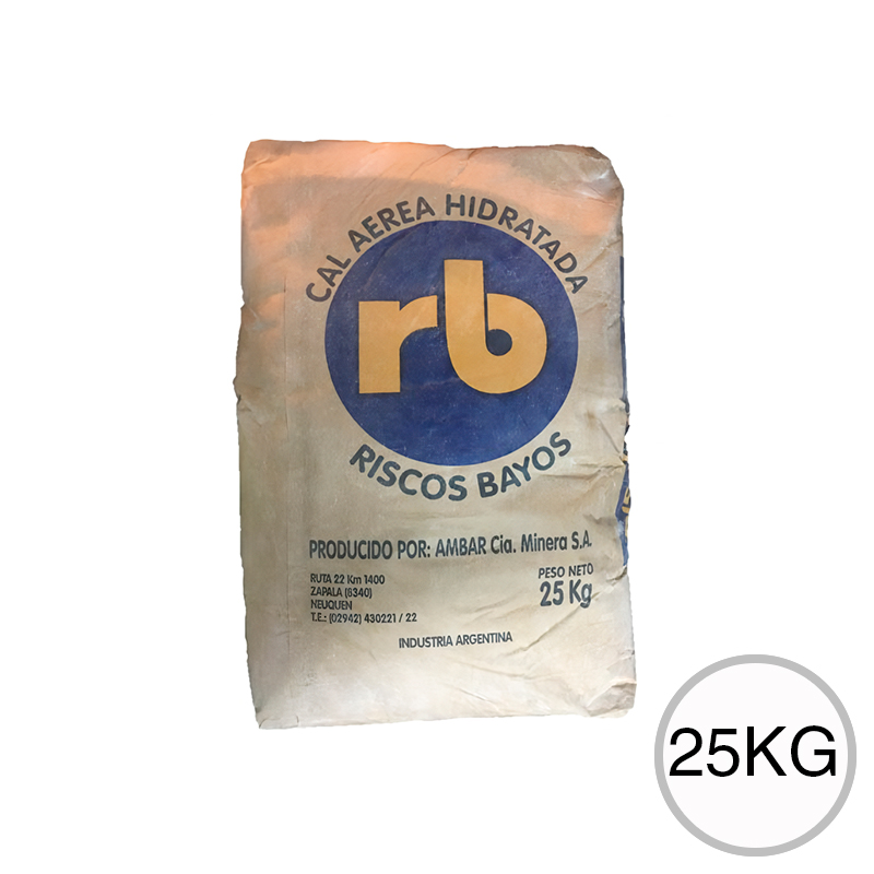 Cal aerea hidratada bolsa x 25kg