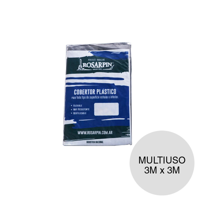 Cobertor plastico multiuso 3m x 3m