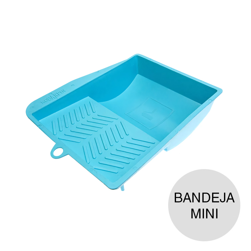 Bandeja mini plastica p/pintor 160mm x 190mm