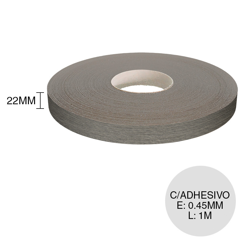Canto ABS con adhesivo larice 0.45mm x 22mm x 1m