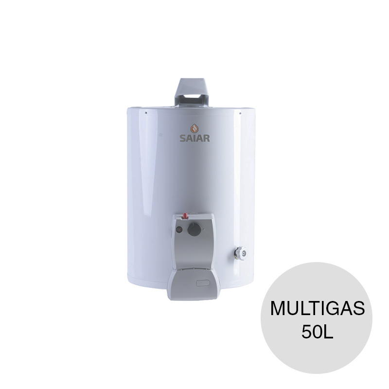 Termotanque conexion inferior multigas 50l ø 450mm x 703mm