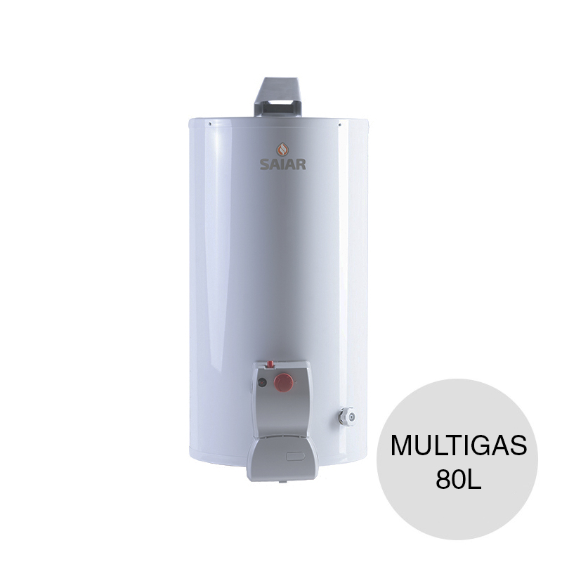 Termotanque conexion inferior multigas 80l ø 450mm x 948mm