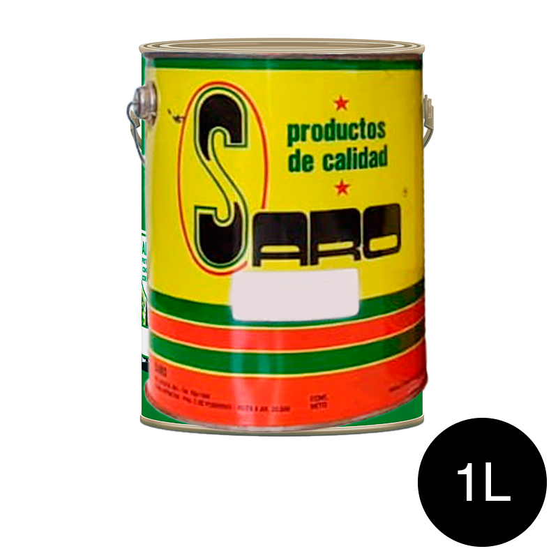 Esmalte sintetico convertidor de oxido exterior interior negro lata x 1l
