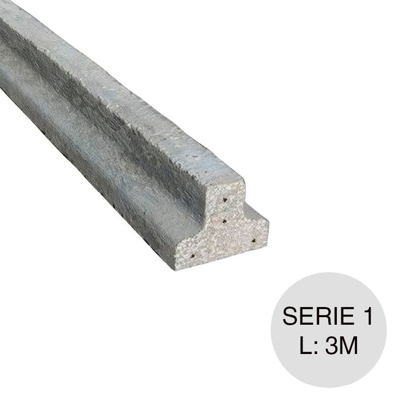 Vigueta pretensada T50 Serie 1 hormigon 3m