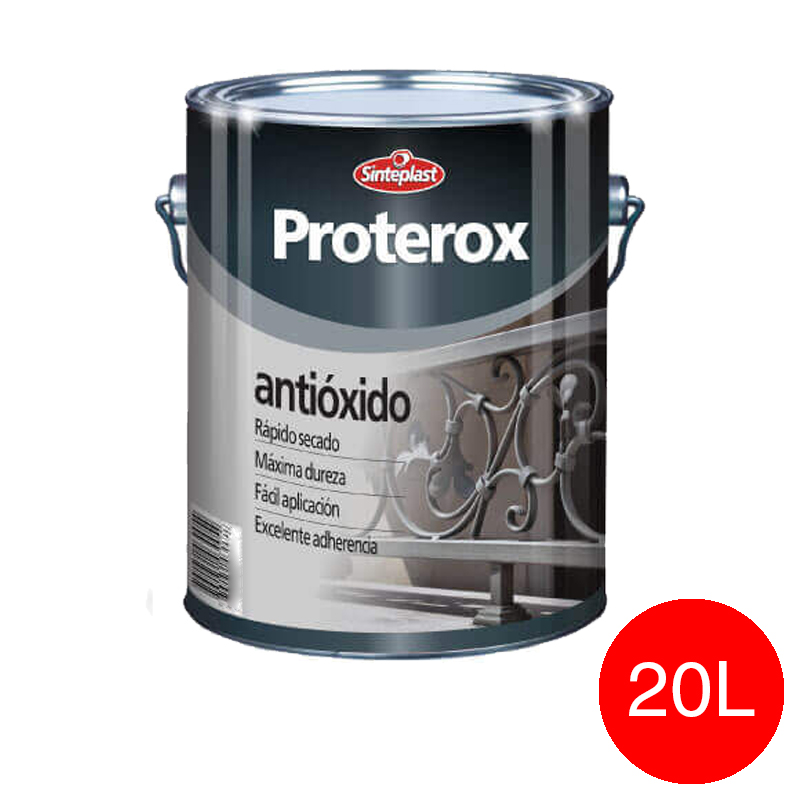 Pintura antioxido Proterox rojo mate lata x 20l