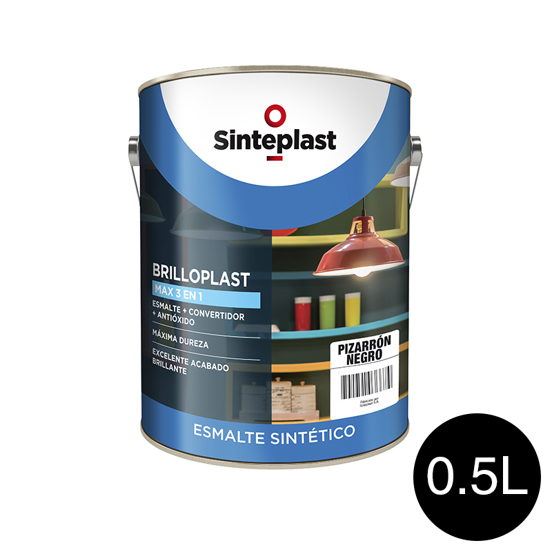 Esmalte sintetico pizarron negro mate lata x 0.5l