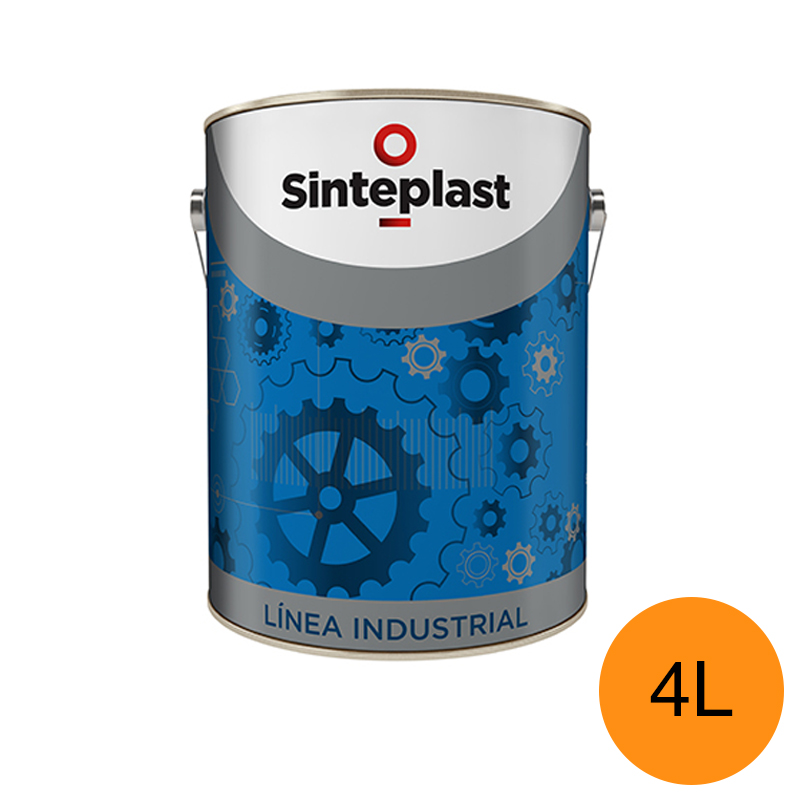 Esmalte sintetico industrial DTM Sintesmal exterior interior naranja brillante lata x 4l