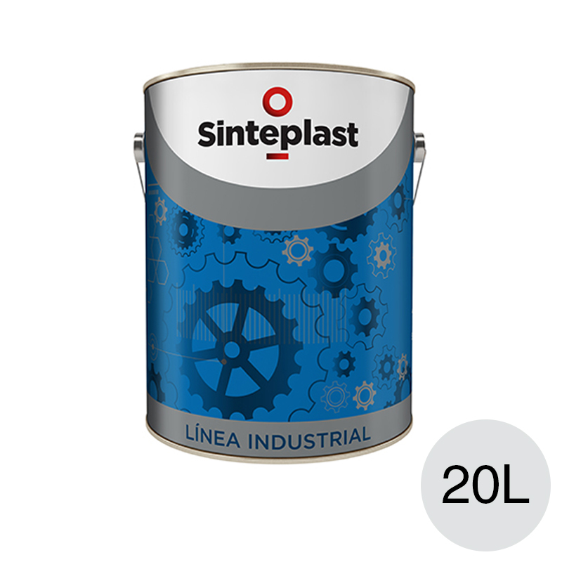 Esmalte sintetico industrial DTM Sintesmal exterior interior aluminio brillante lata x 20l