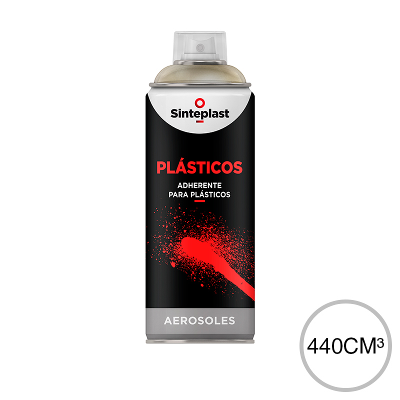 Aerosol adherente Plasticos transparente brillante x 440cm³