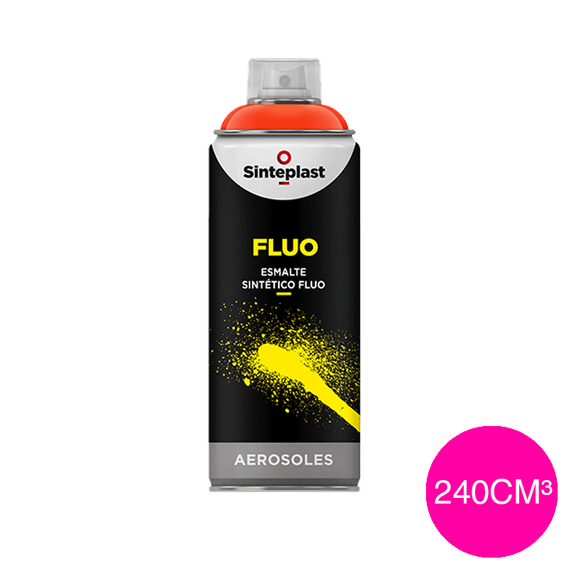 Esmalte sintetico Fluo exterior interior magenta brillante aerosol x 240cm³