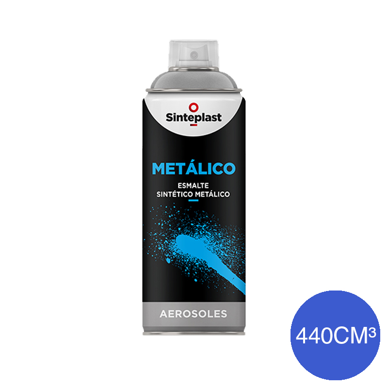 Esmalte sintetico Metalico exterior interior azul brillante aerosol x 440cm³