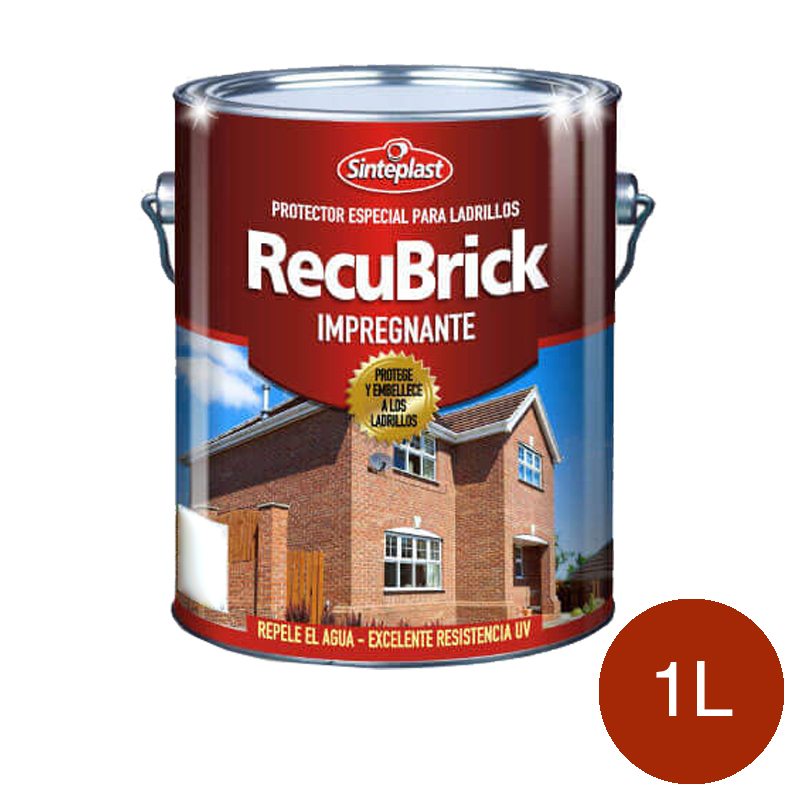 Impregnante protector ladrillos Recubrick exterior ceramico satinado lata x 1l