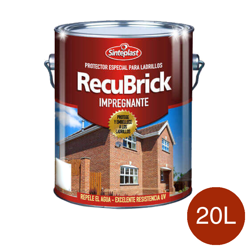 Impregnante protector ladrillos Recubrick exterior ceramico satinado lata x 20l