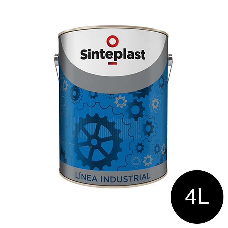 Esmalte sintetico secado rapido Sintespray exterior interior negro brillante lata x 4l