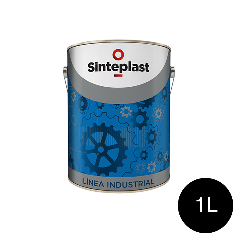 Esmalte sintetico alta temperatura 450°C negro brillante lata x 1l