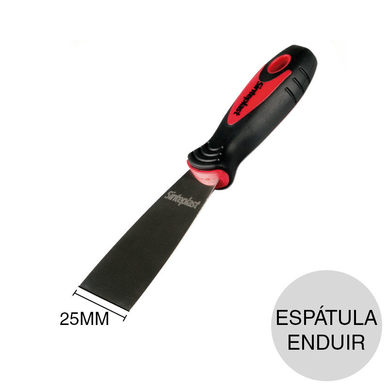 Espatula enduir ergonomica acero inoxidable x 25mm