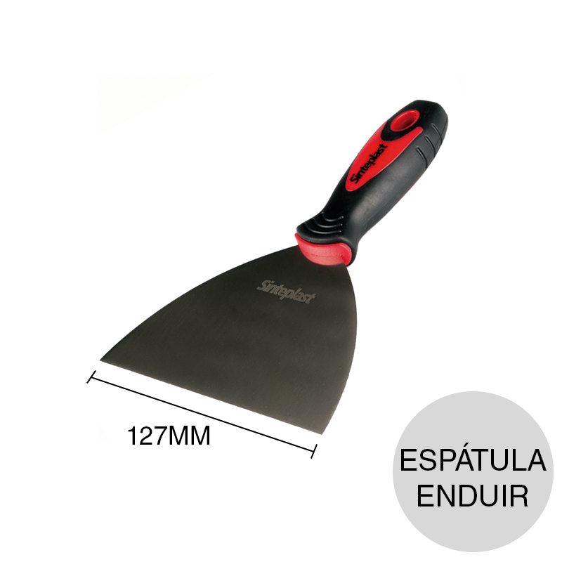 Espatula enduir ergonomica acero inoxidable x 127mm