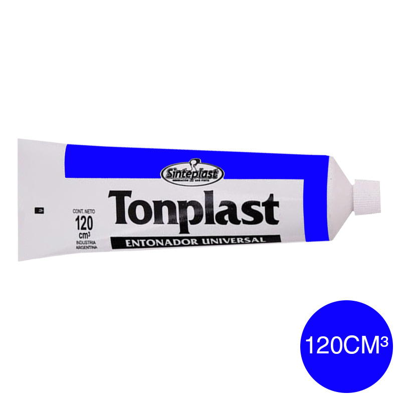 Entonador universal colorante pinturas Tonplast azul pomo x 120cm³