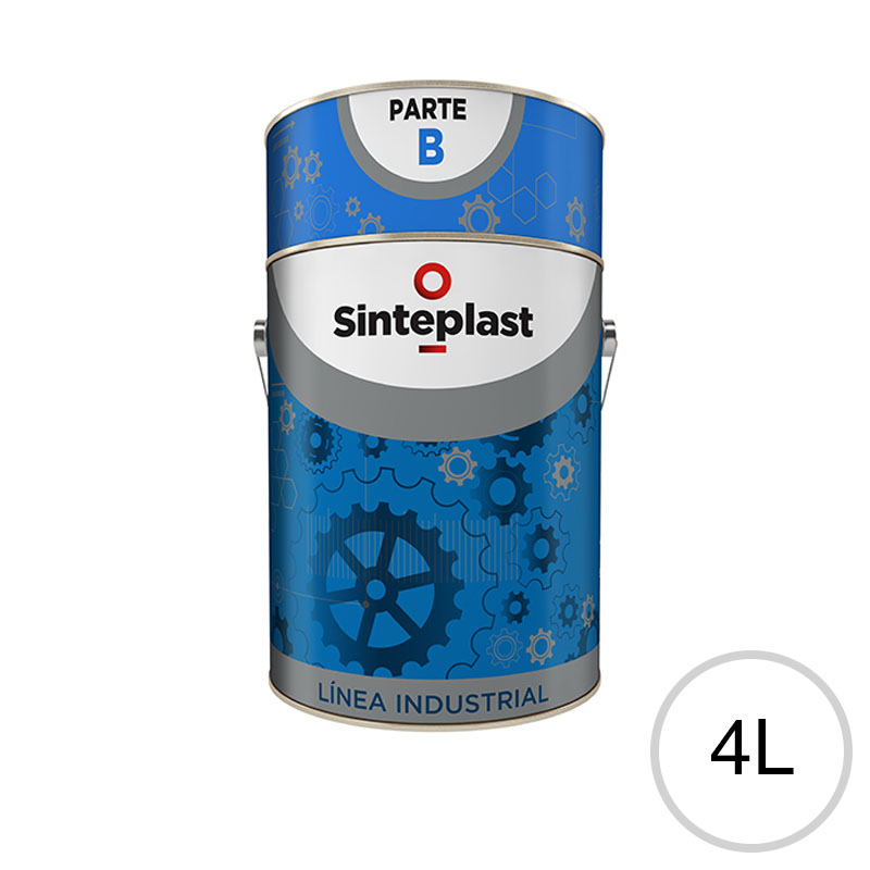 Esmalte epoxi bicomponente pisos sintepox blanco brillante lata x 4l