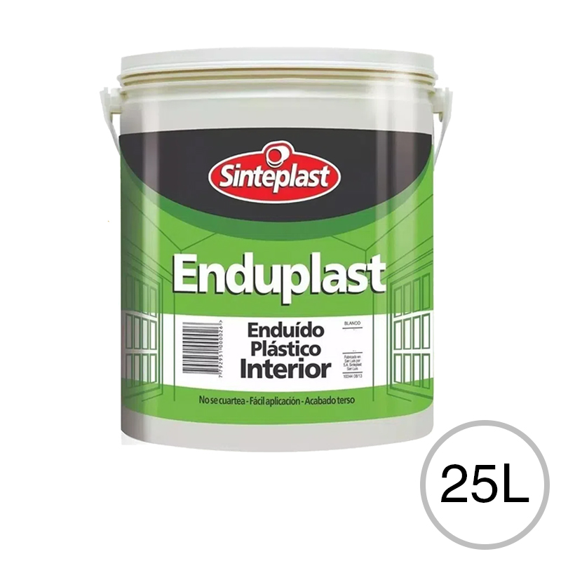 Enduido plastico Enduplast interior blanco balde x 25l