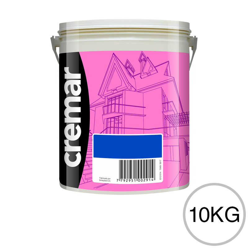 Impermeabilizante acrilico exterior Cremar techos y muros blanco balde x 10kg