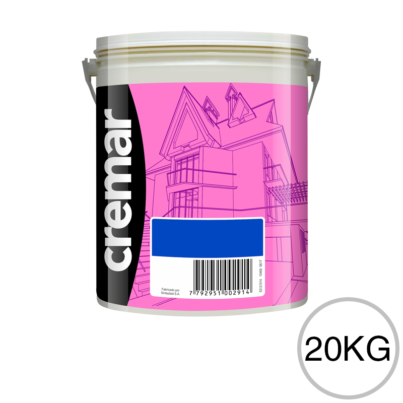 Impermeabilizante acrilico exterior Cremar techos y muros blanco balde x 20kg